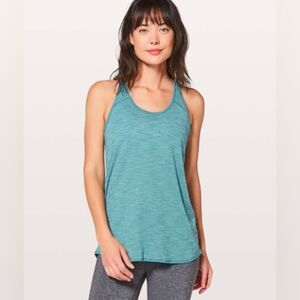 lululemon athletica | Essential Tank | Heathered Persian Blue | 6